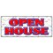 Signmission OPEN HOUSE BANNER SIGN for sale broker apartment home house real estate B-120 Open House - alternate 1